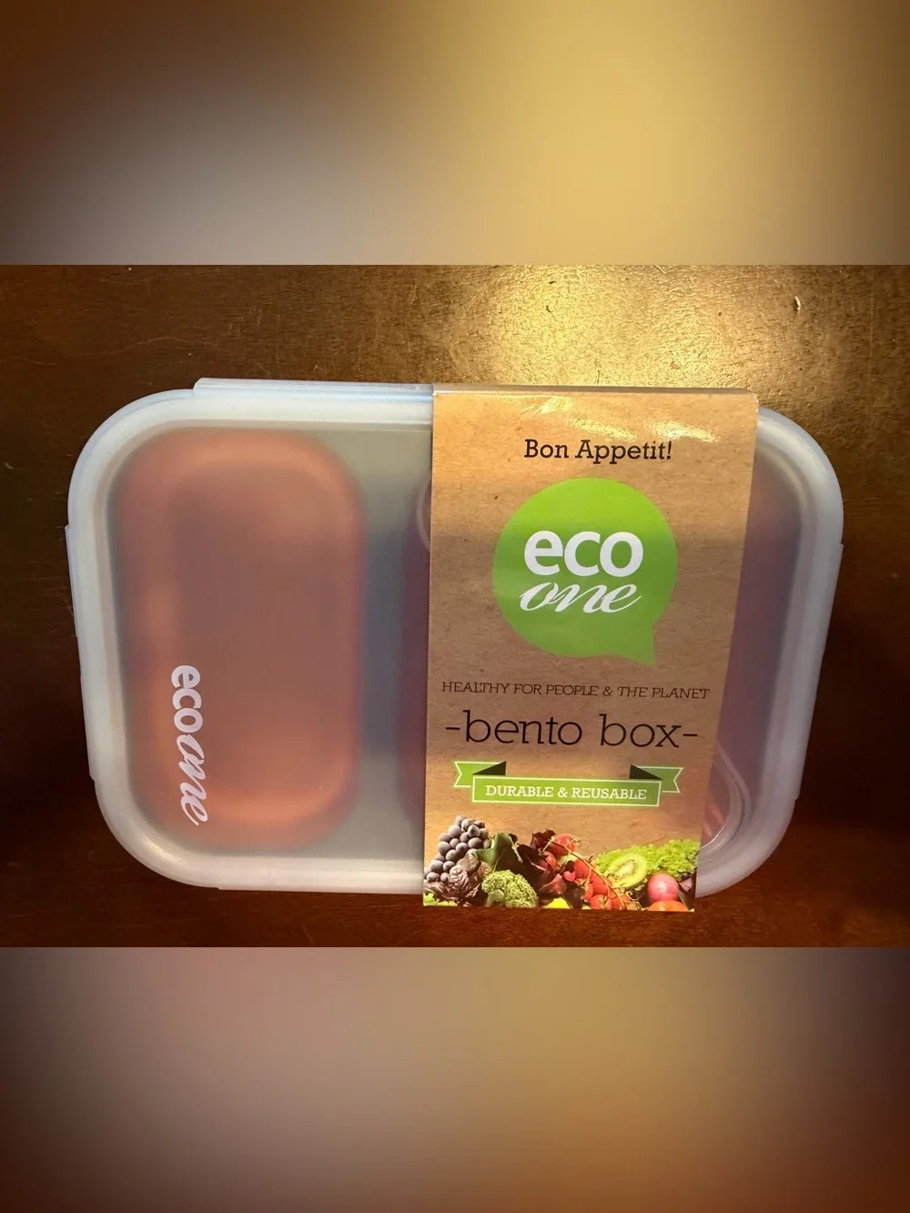 *Lot of 3* Bento Box Lunch Container - Yellow, Green, Pink